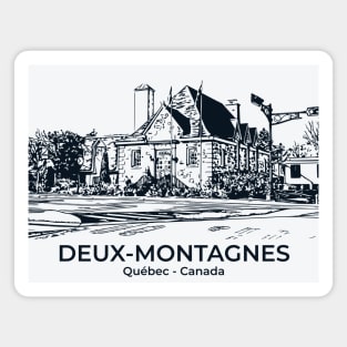 Deux-Montagnes - Québec Magnet